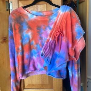 Crop top long sleeve with matching shorts from Wild Fable
